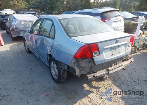2004 Honda Civic Hybrid from USA, damaged, VIN JHMES96694S017503